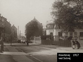 Howitzvej mellem Edithsvej og Nordre Fasanvej set mod nordre Fasanvej oktober 1917.jpg